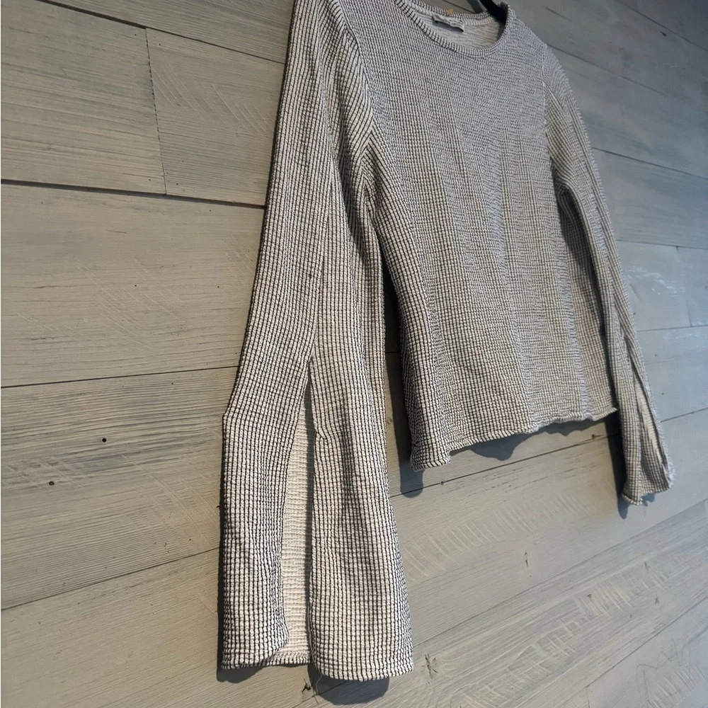 Zara Monochrome Long Sleeve Top